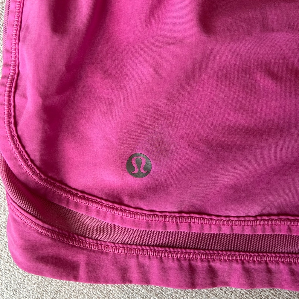 Lululemon Pink Athletic Shorts